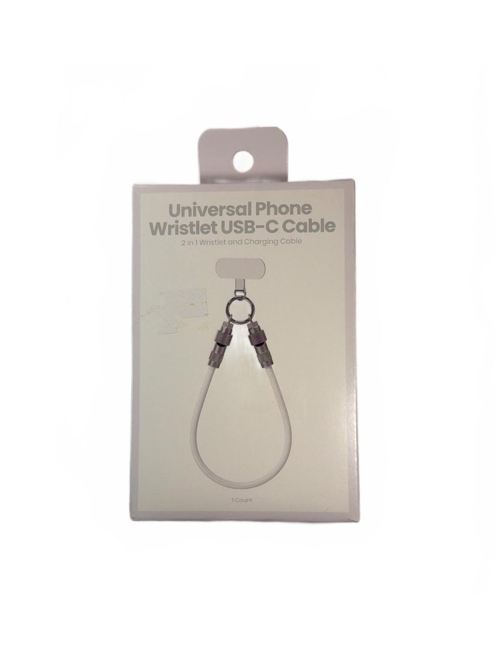 USB-C Phone Wristlet Charging Cable Universal 2 in 1 Wristlet and Braided Cable